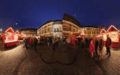 Weihnachtsmarkt D�sseldorf - Weihnachtsd�rfchen / Marktplatz