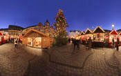 Weihnachtsmarkt D�sseldorf -  vor dem Rathaus