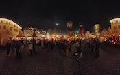 Mittelaltermarkt Esslingen - Die B�hne auf dem Hafenmarkt
