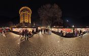 Weihnachtsmarkt rund um den Wasserurm in Mannheim