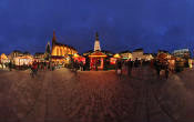 Weihnachtsmarkt W�rzburg - Kerzenhaus